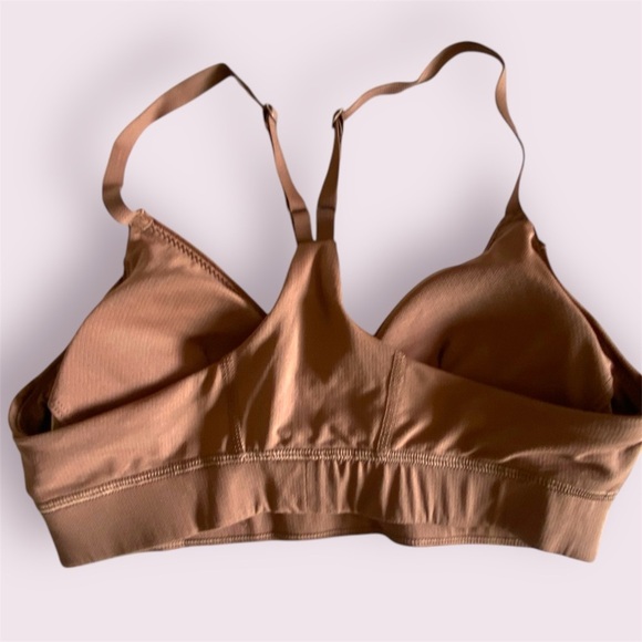 Brown Cross-Back Bra with Adjustable Straps - Picture 4 of 4